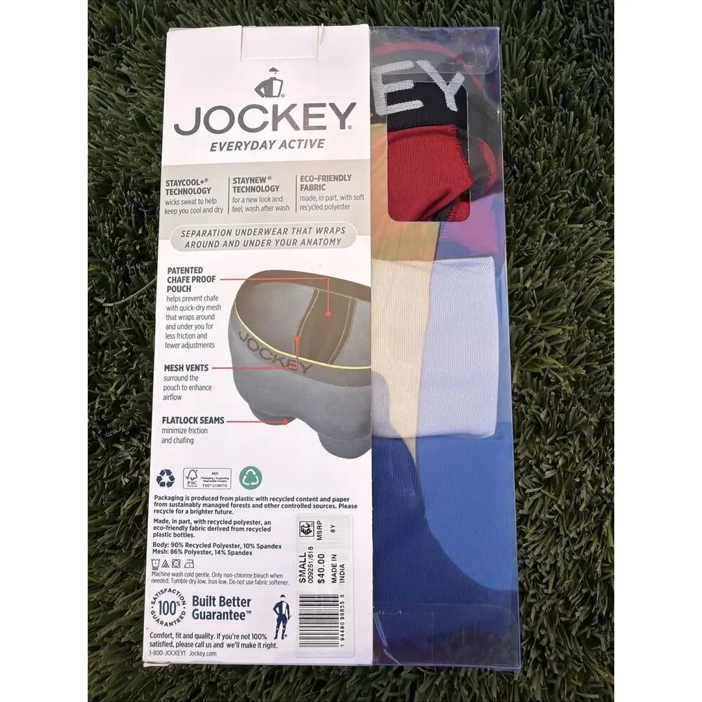 Jockey Men's Everyday Active 3 Boxer Briefs Microfiber 6
